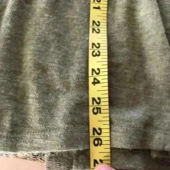 Eyeshadow Super Thin Light Front Buttons Olive Green? Cardigan Women Medium - Picture 7 of 8